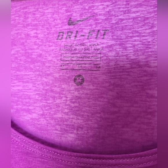 Nike - Purple Translucent Running Shirt - Size M - Picture 7 of 10